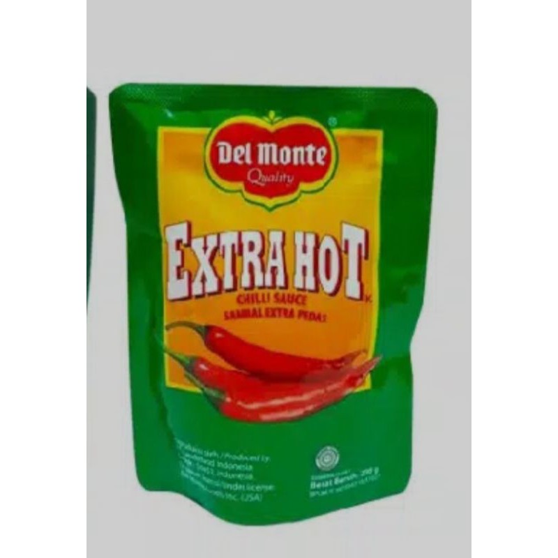 

Delmonte saus Ektra Hot Pouch ( Tanggung) 200 gram