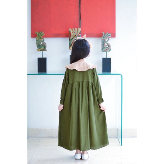 GAMIS HANNA GAMIS BAJU ANAK 1-5 TAHUN FASHION ANAK BAJU LEBARAN PEREMPUAN