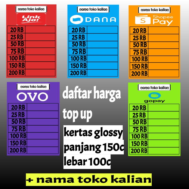 Jual kertas DAFTAR harga Indonesia|Shopee Indonesia