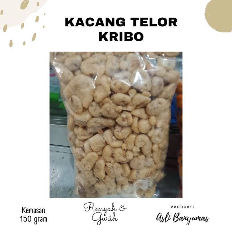 

KACANG TELOR BANDUNG KEMASAN 150 GRAM MURAHASLI BANYUMAS