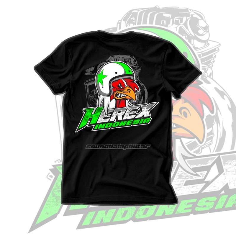 Kaos Racing Herex Indonesia - Ayam Balap