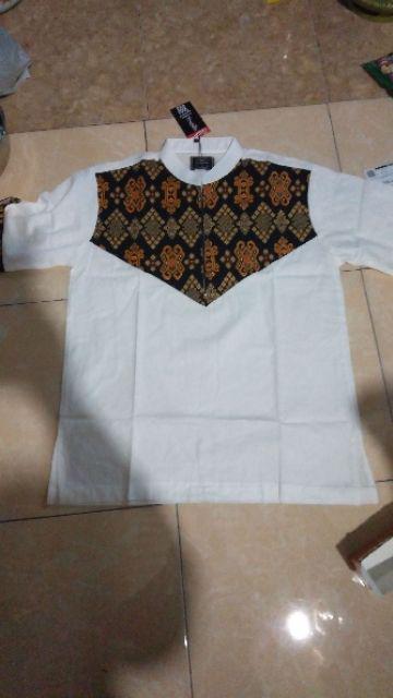 Baju Koko Couple Koko Batik Putih Bersih  Koko Ayah Anak Koko Couple Koko Murah Koko Songket