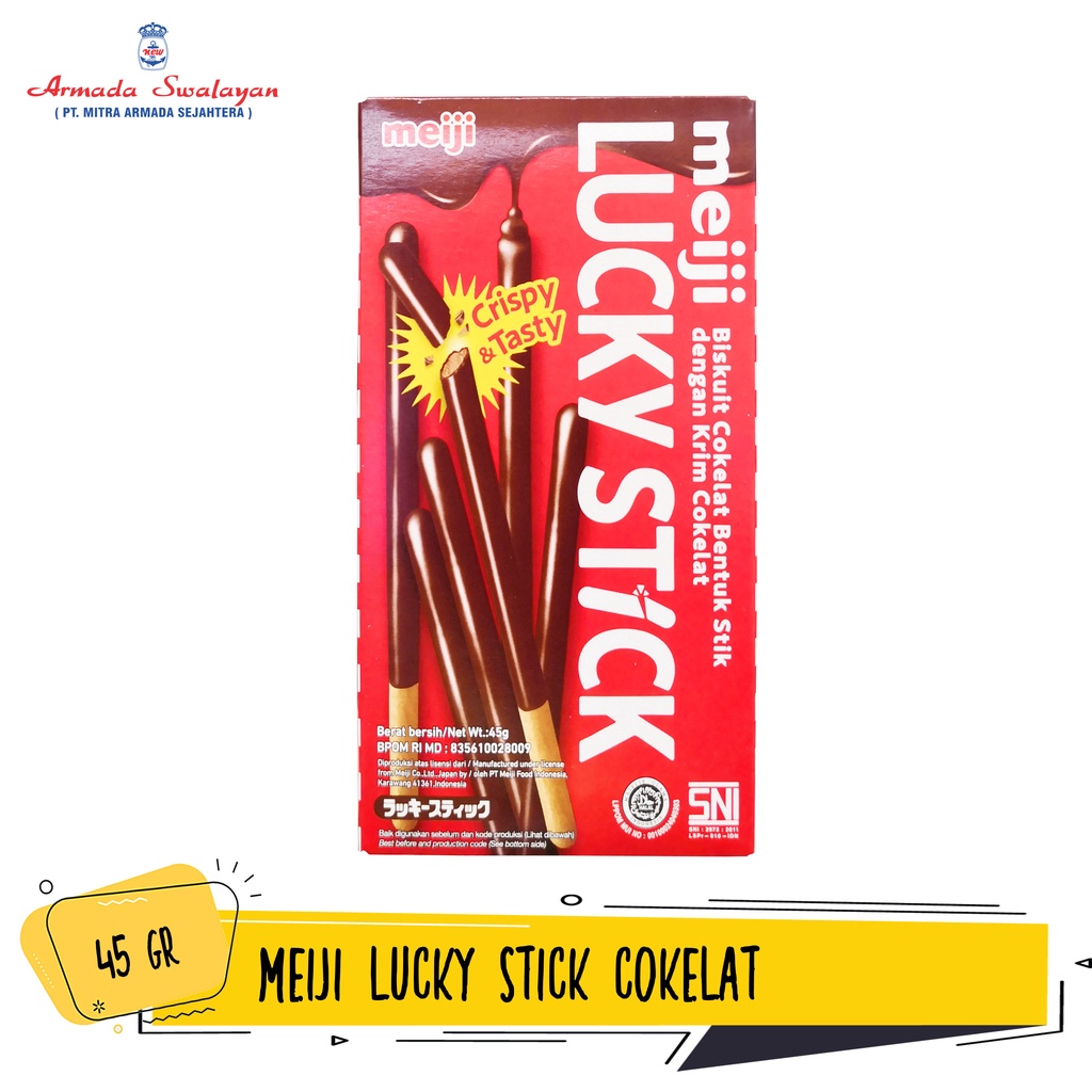 

Meiji Lucky Stick Chocolate 45g