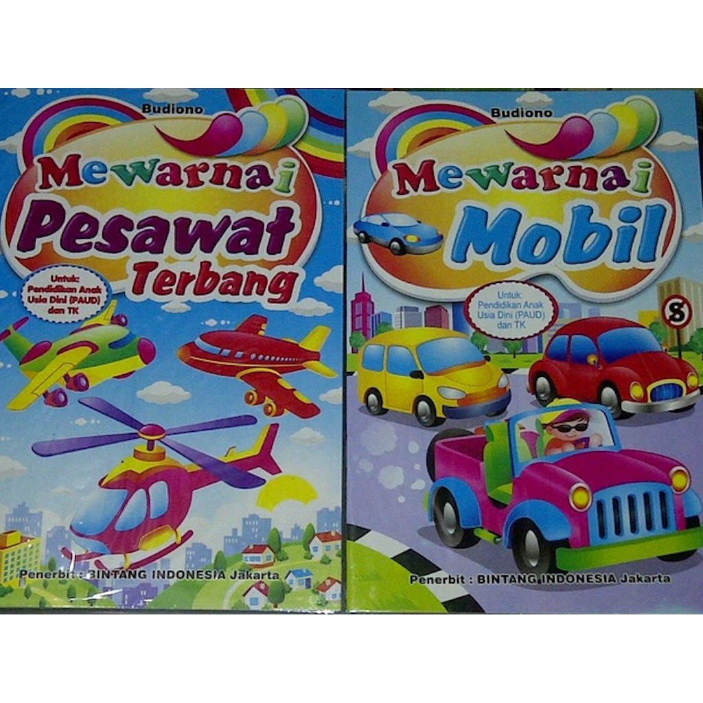 Buku Anak Buku Mewarnai Ukuran Medium Full Color