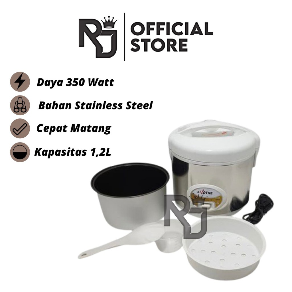 MAGIC COM 1.2 LITER VOTRE / RICE COOKER MINI 1,2 LITER / PENANAK NASI / MAGIC JAR VOTRE 1,2 LITER