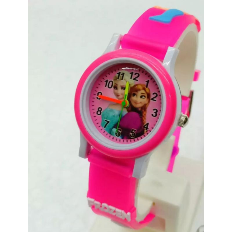 Jam tangan ring karakter frozen jam anak perempuan