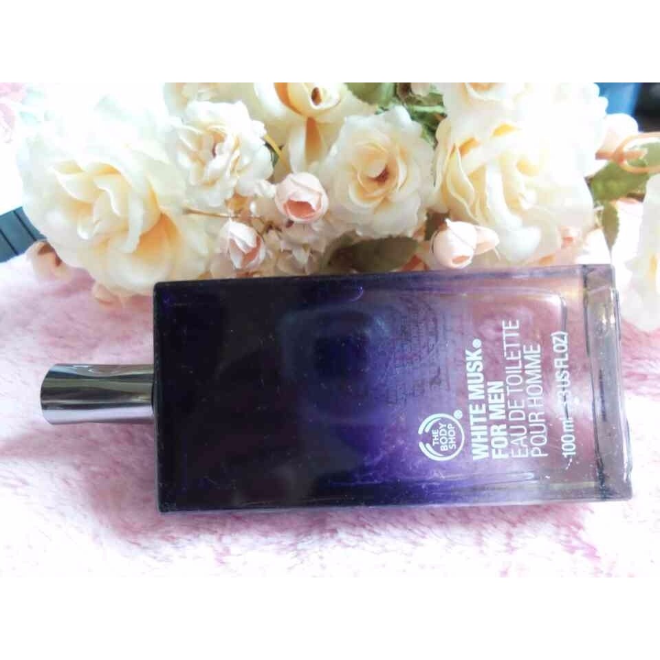 Parfum The Body Shop Ori Riject Whitemusk Ungu for Men 100ml EDT