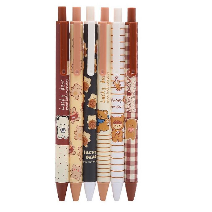 

Spesial Update 6 pcs Pena Bolpoin Pulpen Bulpen Cetek Gel Cair 0.5 mm ST0031 OSM
