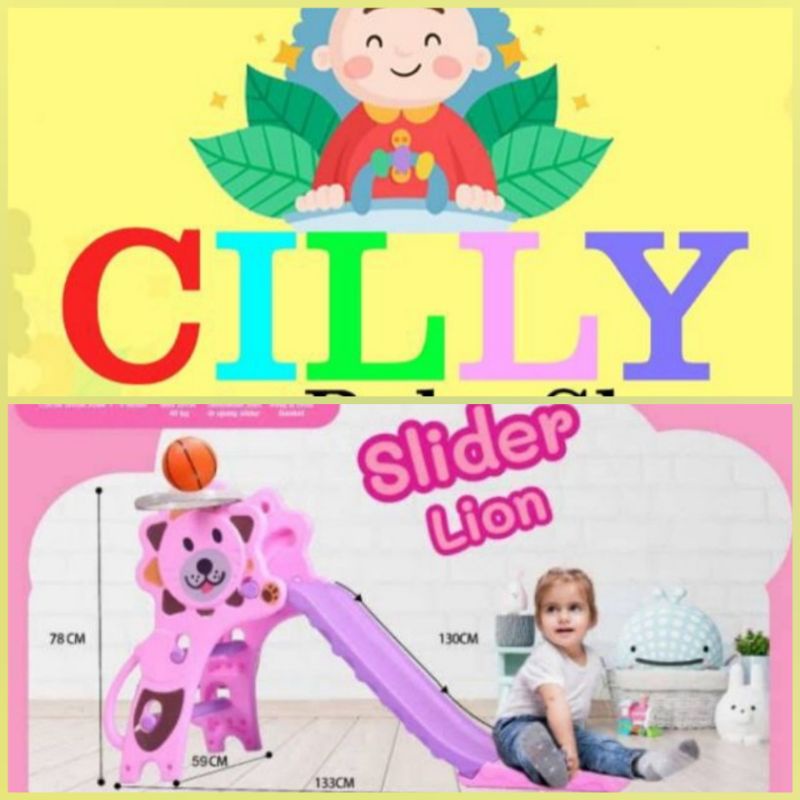 Kisubo VRT250 / Mainan Anak Perosotan / Kisubo Perosotan Lion