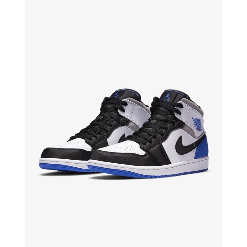 Jordan 1 Mid Union Blue Toe 100% Authentic