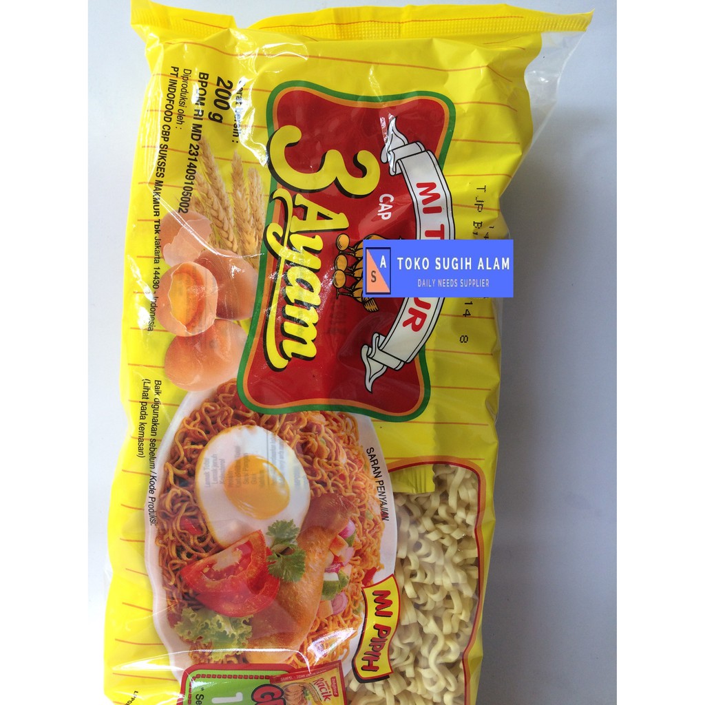 

MI TELUR CAP 3 AYAM (CAP TIGA AYAM)