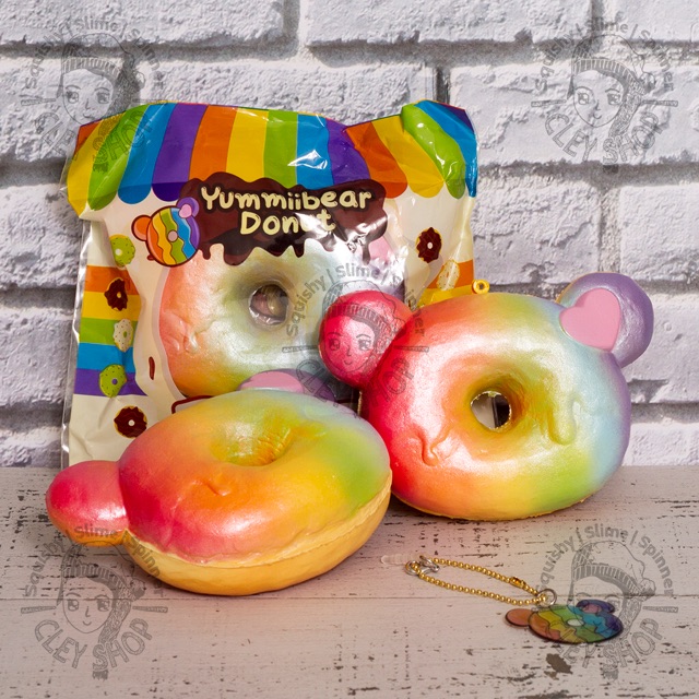 Yummiibear Rainbow Donut Squishy By Creamiicandy