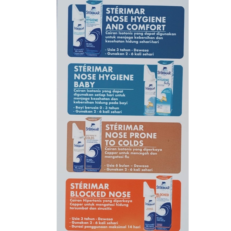 Sterimar Baby Nasal Spray 50 ml | Sterimar Nose Hygiene &amp; Comfort 50ml