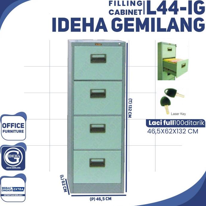 

Filling Cabinet 4 Laci Lion 44 Terlaris