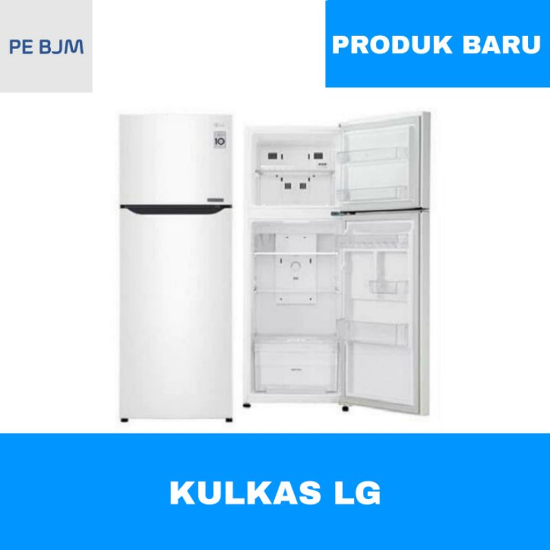 KULKAS 2 PINTU LG - GN-B185SQWH - GARANSI RESMI - KIRIM INVOICE