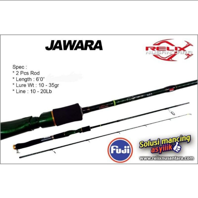 Joran Rod Relix Nusantara Jawara 20 LB