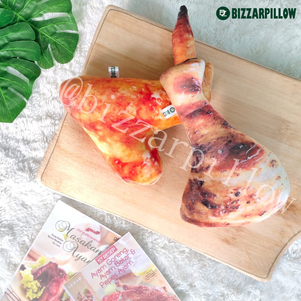 Bizzarpillow Bantal Sayap Ayam Paha Ayam Size S BZ116