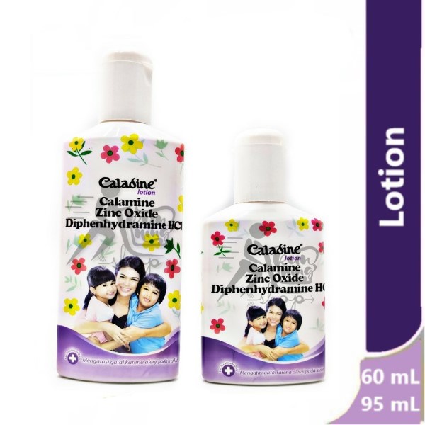 Caladine LOTION 60 ml & 95 mL - lotion cair mengobati gatal dan biang keringat untuk anak dan dewasa