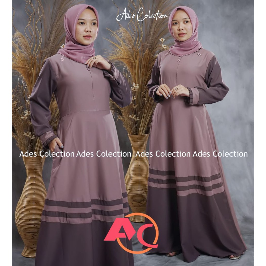 Gamis Syar'i by Ades collection/Gamis Murah/Dress Murah Solo