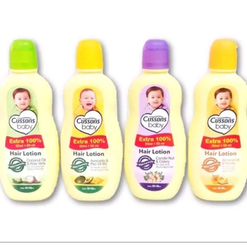 CUSSONS HAIR LOTION  cusson minyak rambut 100+ 50+ empat variasi