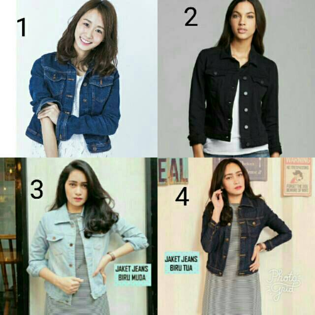 Jaket jeans levis cewek