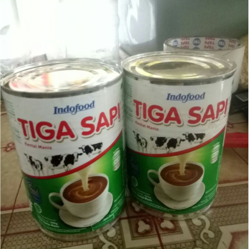 

SUSU TIGA SAPI SUSU KENTAL MANIS CAP TIGA SAPI INDOFOOD