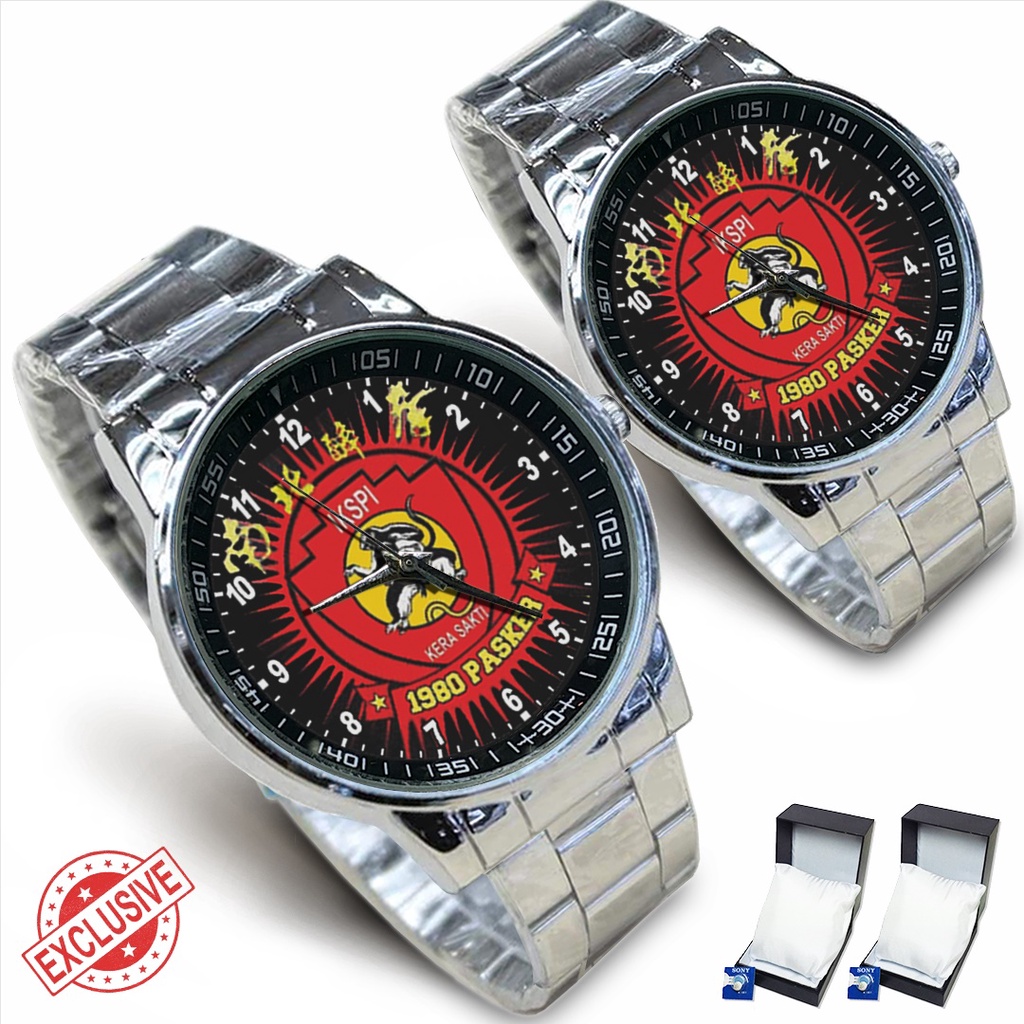 Jam Tangan Rantai Couple IKSPI KERA SAKTI 1980 PASKER (Awesome)