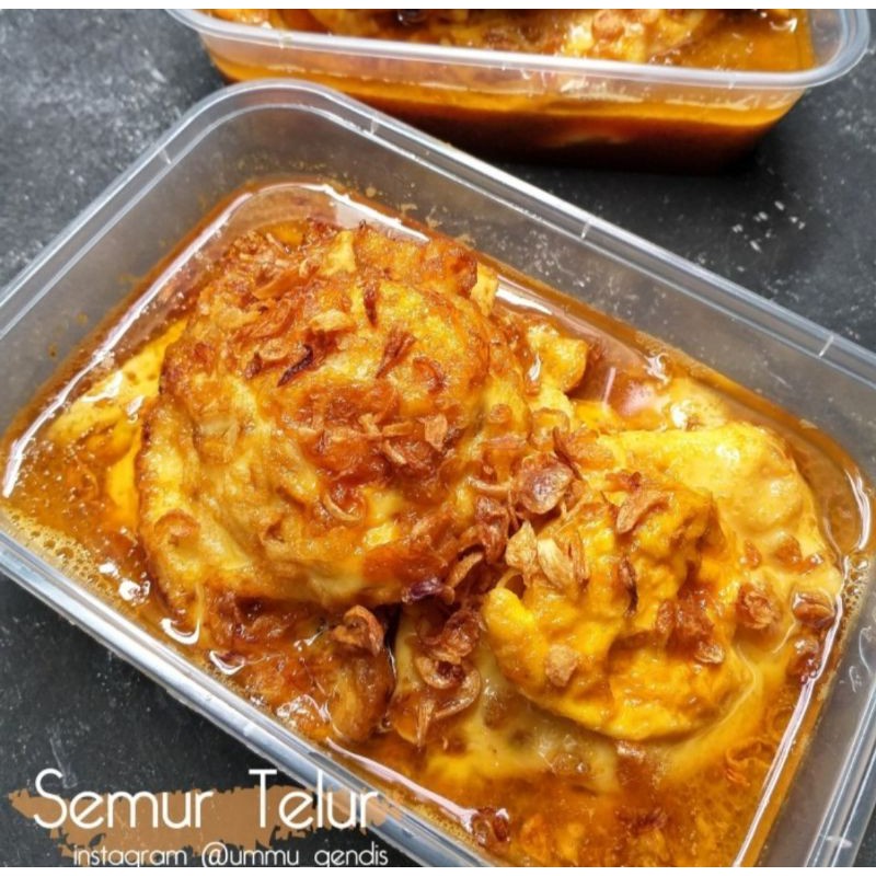 

Semur telur ceplok Frozen food
