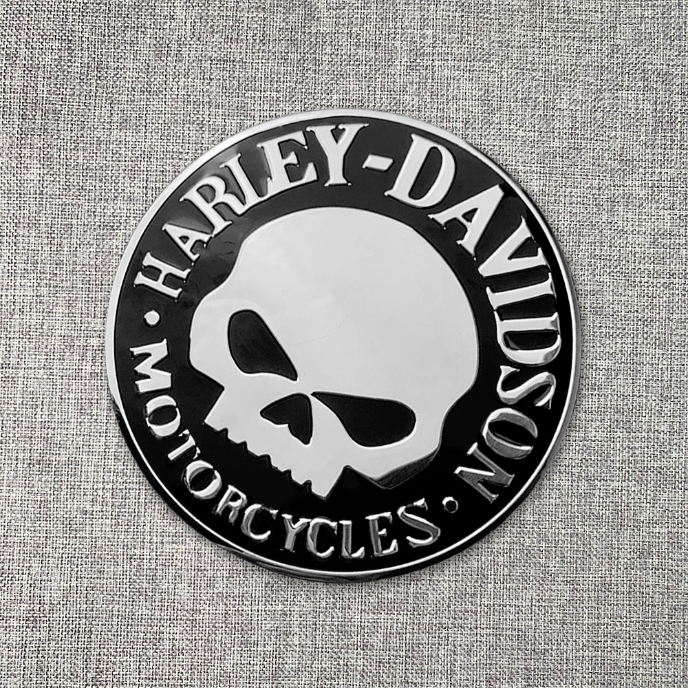 Stiker Logo Harley Bahan Aluminum Untuk Dekorasi Body Motor