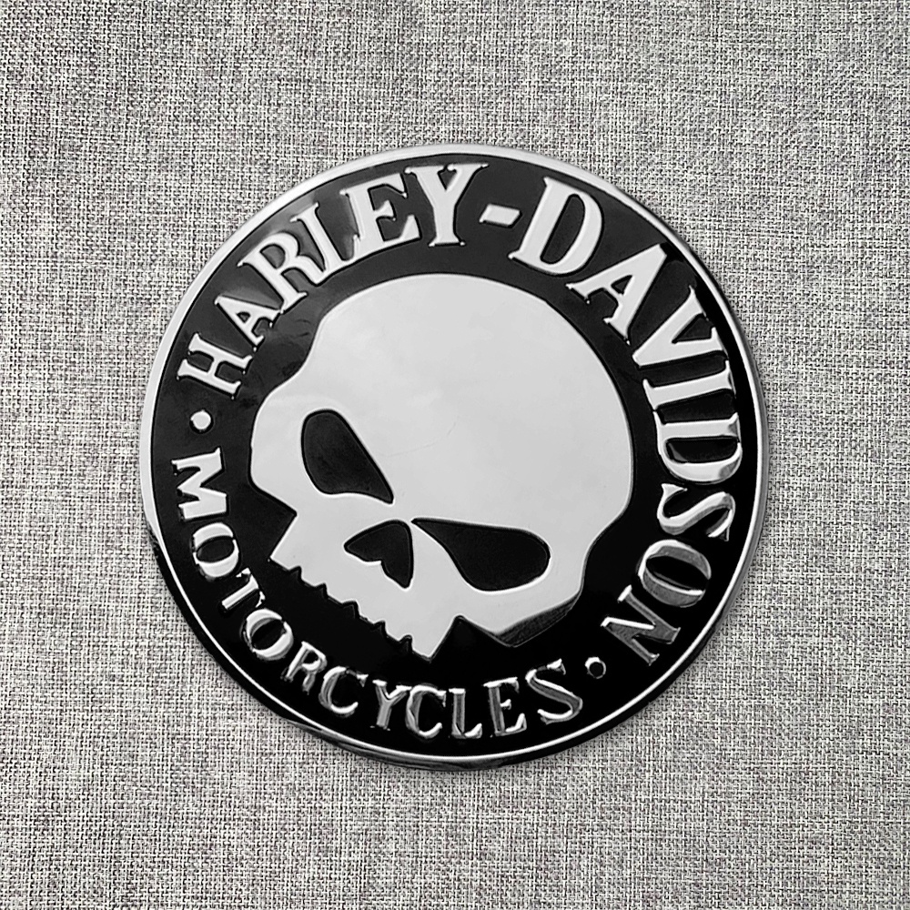 Stiker Logo Harley Bahan Aluminum Untuk Dekorasi Body Motor