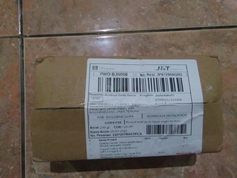 Spatula Masker Bahan Plastik Tebal Sendok Pengaduk Masker