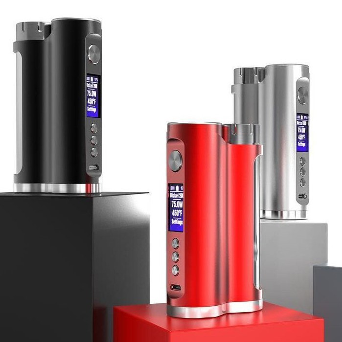 Jual Craton DNA 75C Box Mod 21700 18650 75W Think Vape Evolv Black Silver Red Authentic Mods ...