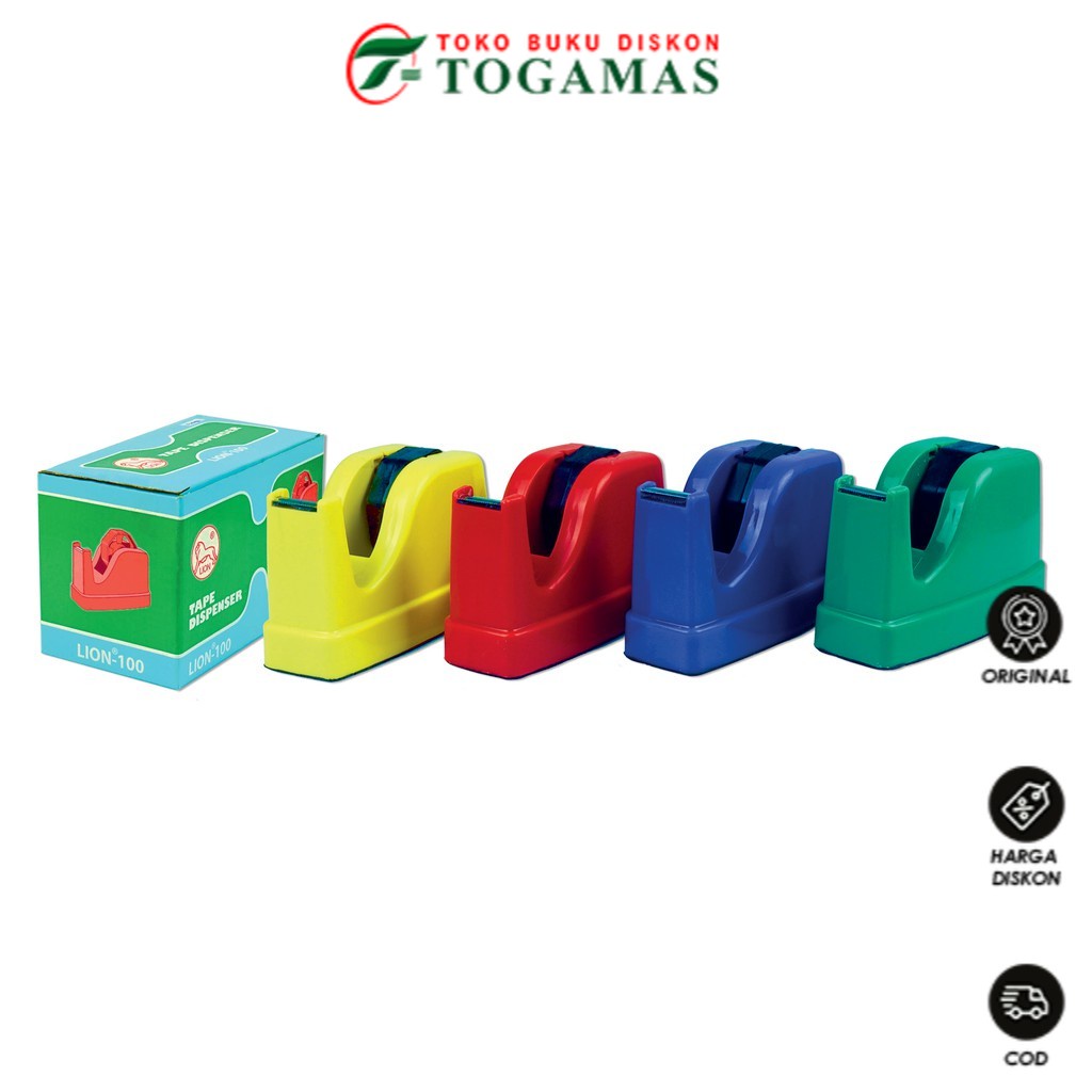 

READY STOCK !! TAPE DISPENSER LION-100