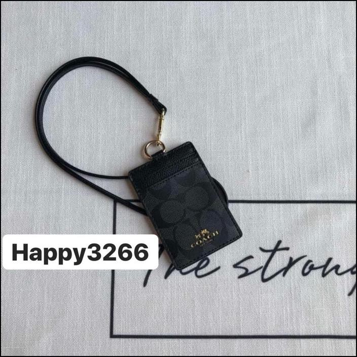 

COACH SIGNATURE ID TAG LANYARD - ORIGINAL 100%