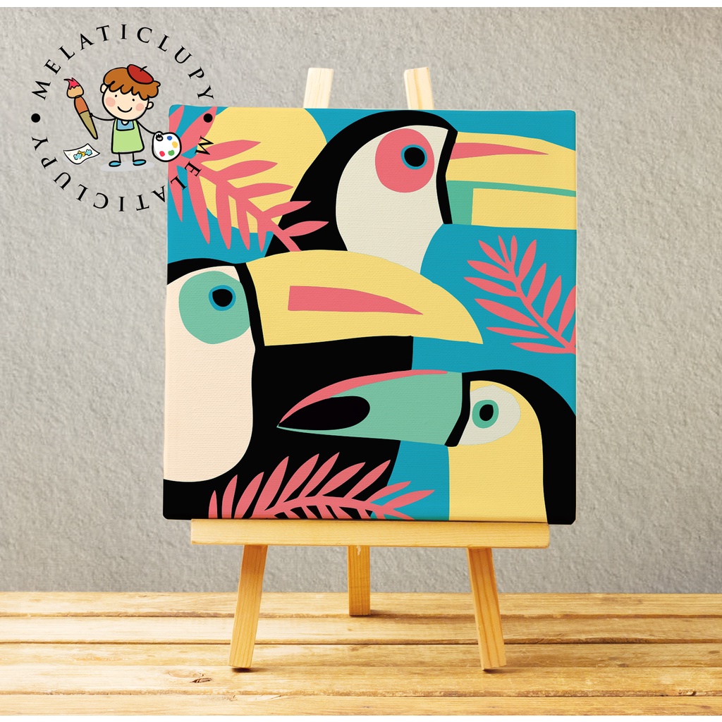 

PAINT BY NUMBER KANVAS 20X20cm - NEW SERIES
