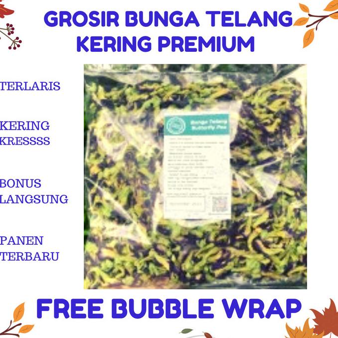 

Teh Bunga Telang 100 gram biru kering premium