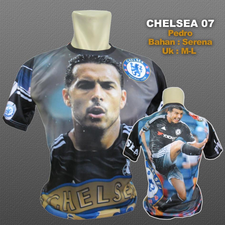 Kaos Bola  Lengan Panjang Murah Chelsea Yokohama  Dewasa 