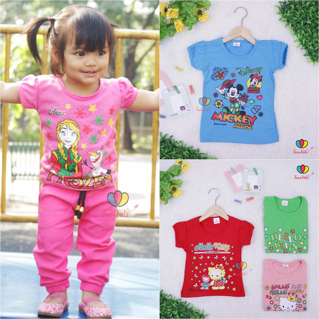 Kaos Kata uk Bayi 1th 2th / Kaos Anak Perempuan Baju 