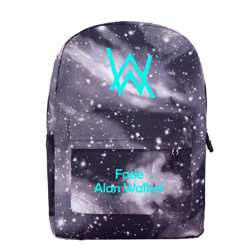 Alan Walker Elektronik Dj Allen Walker Dengan Tas Backpack - blue galaxy fade hoodie roblox
