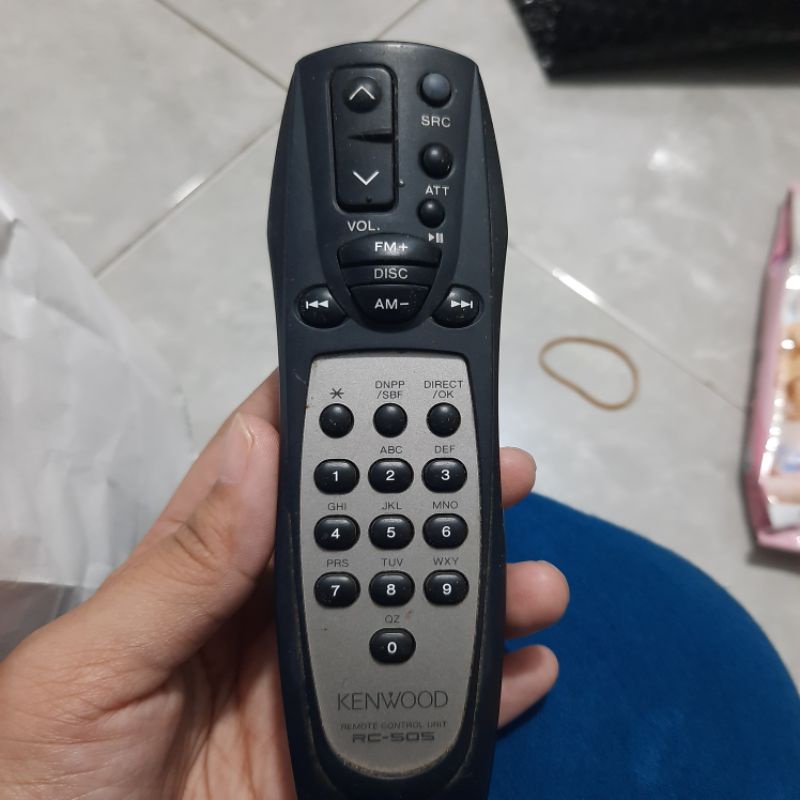 REMOTE REMOT DVD TAPE MOBIL KENWOOD RC-505 ORIGINAL ASLI