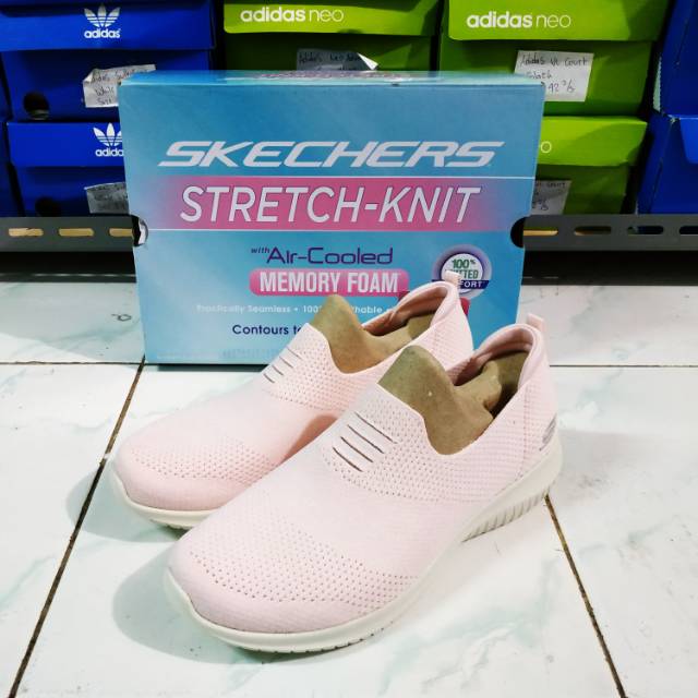 skechers stretch knit womens shoes