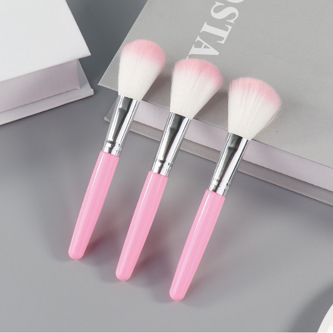 Kuas Make up Brush on  Blush On Dengan Gagang