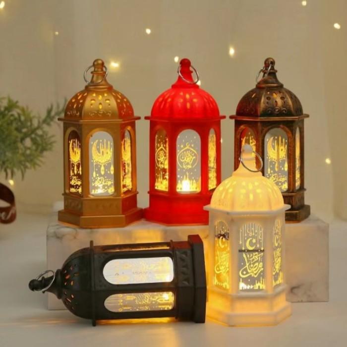 Lampion Lampu Lentera Led Gantung Idul Fitri Souvenir Gift Lebaran Lampu