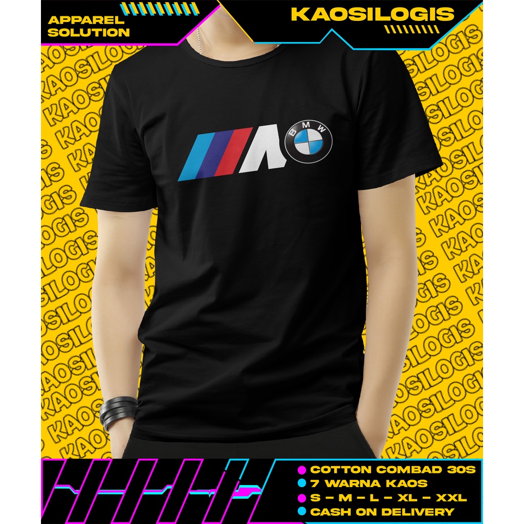 Kaos BMW M Motorsport Otomotif V4 - Kaosilogis