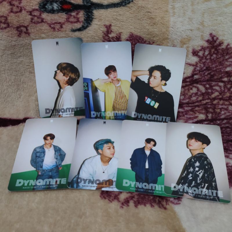 BTS PHOTOCARD DYNAMITE UNOFFICIAL