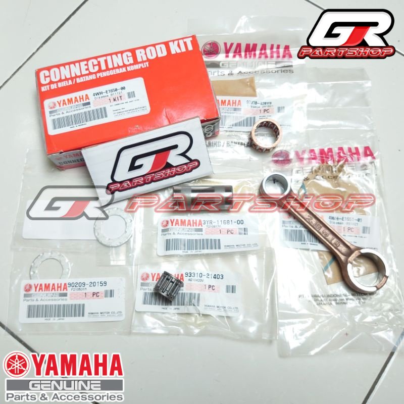 stang seher assy f1zr ori ygp fizr fiz f1z r force one forceone force1 poswan setang piston kit connecting rod