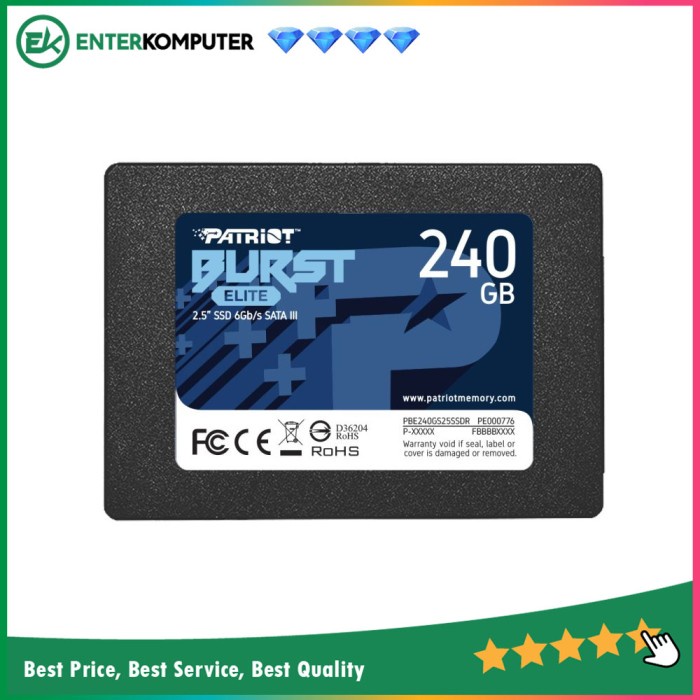 Patriot Burst Elite SATA3 240GB / SSD 240GB