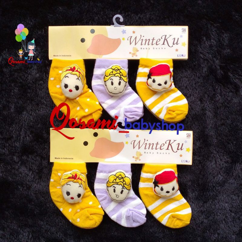 WINTEKU Boneka Kaos Kaki Bayi 3 in 1 SNI