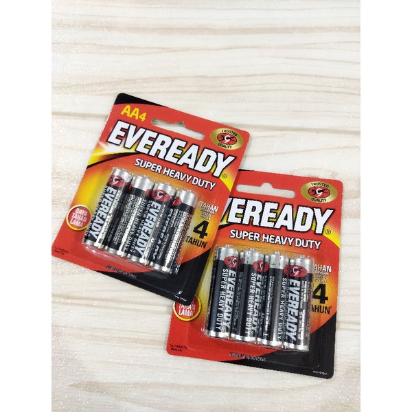 BATERAI EVEREADY AA isi 4 EVEREADY
