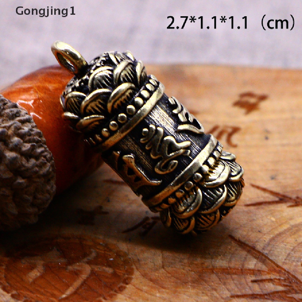 Gongjing1 Gantungan Kunci Mobilliontin Botol Sutra Tibet Buddhism Cina